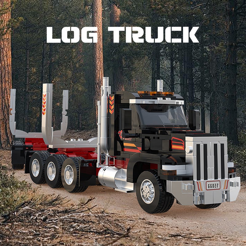 Engineering Series Truck City Bus Transport Vehicle Combined With Small Particle Building Blocks Children'S Educational Enlightenment Toys - Image 5